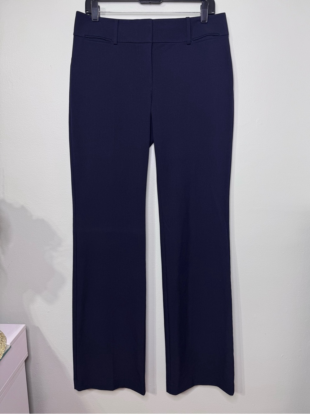 LOFT Julie Trouser Pant Dress Pants Navy Blue Size 6T 6 Tall - Picture 2 of 12